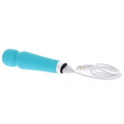 happiness TOYJOY Mini Wand Push My Limits 15cm Bleu